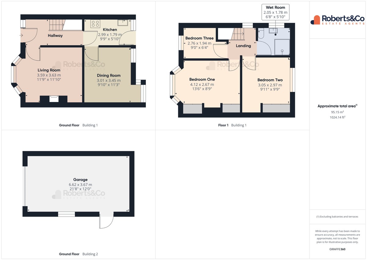 combined floor plan for property in Giller Drive, letting agent penwortham design
