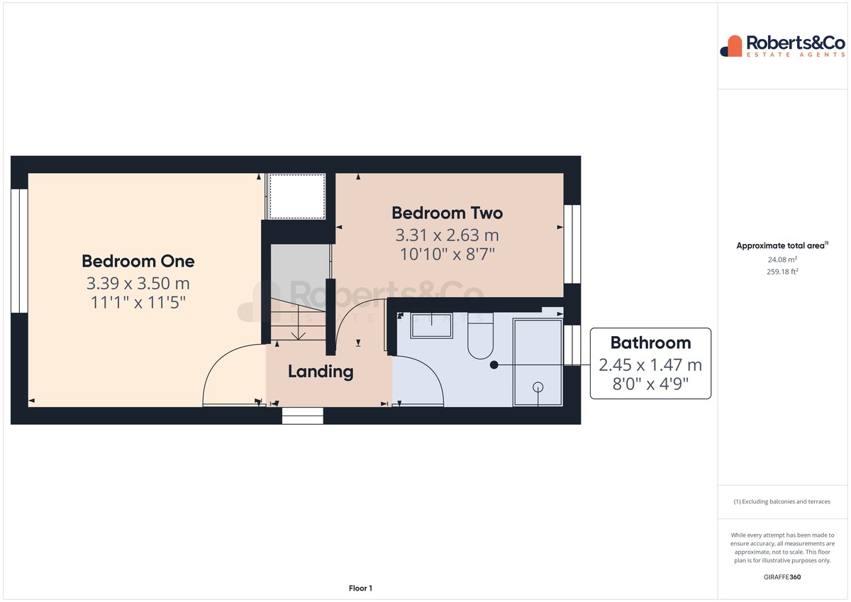 floor plan for house in Longley Close - letting agents fulwood