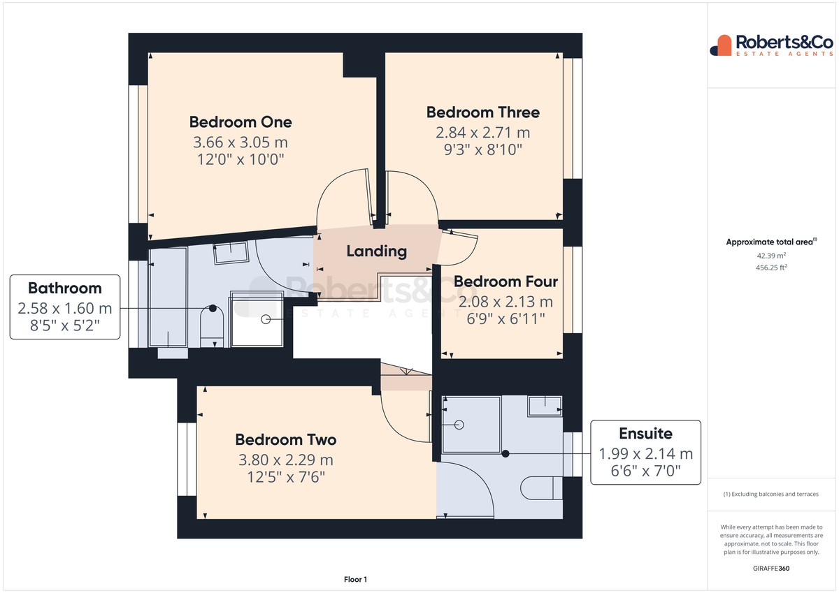 floor plan for hawthorne avenue, estate agent newton sales
