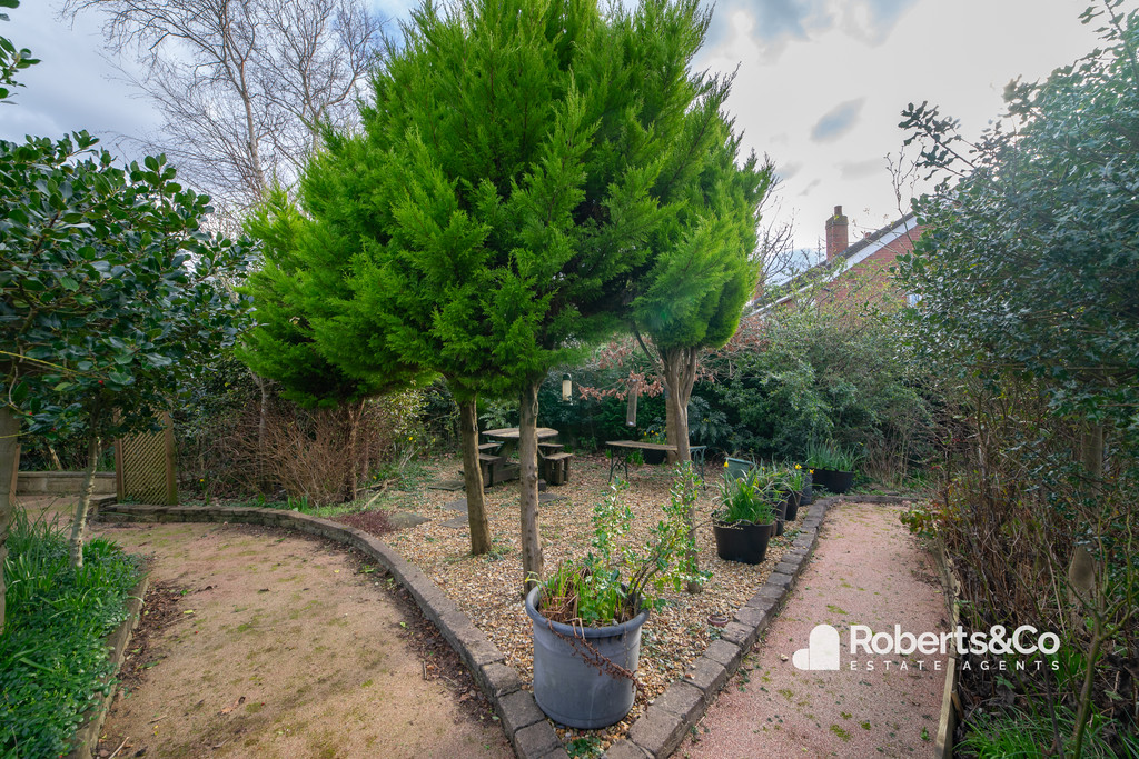 Garden pathways in property within Lea, Lancashire, from roberts estate agents Lea