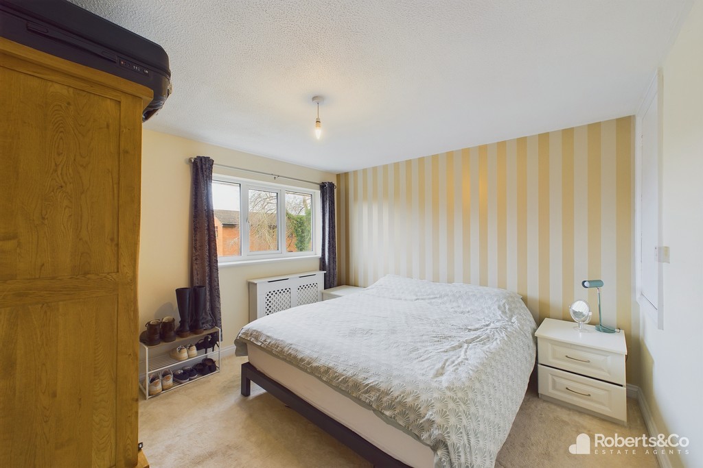Bedroom with lots of colour and style in a fulwood property by Longley Close