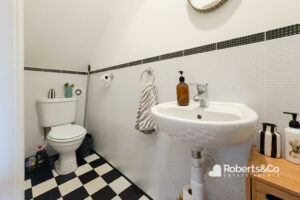bathroom layout in walton le dale property on Duddle lane, Preston