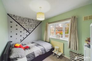Bedroom layout in Penwortham, Broadfield Drive home, Preston