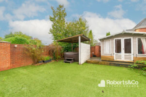 backgarden and shed, property in Much Hoole