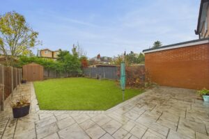 back garden and shed, property in Penwortham