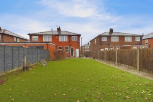 back garden and home exterior, property in Penwortham