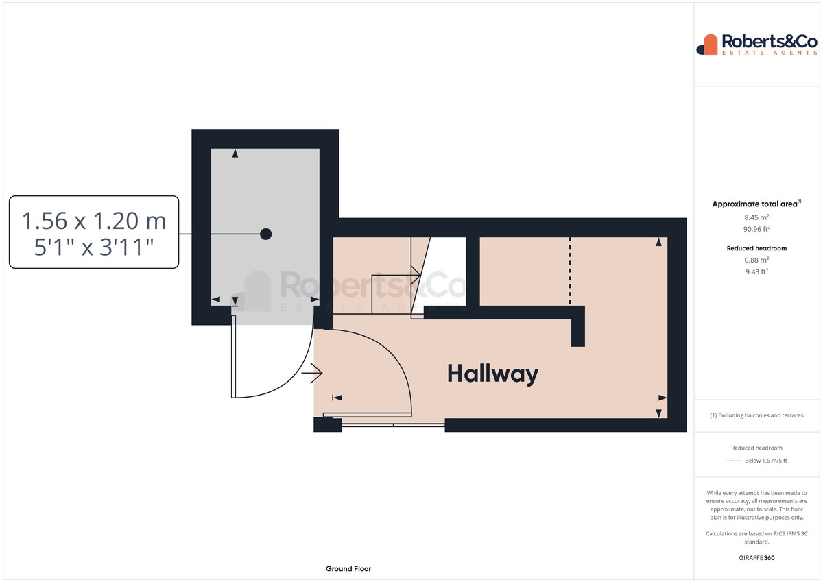 section of house floorplans, property in Penwortham