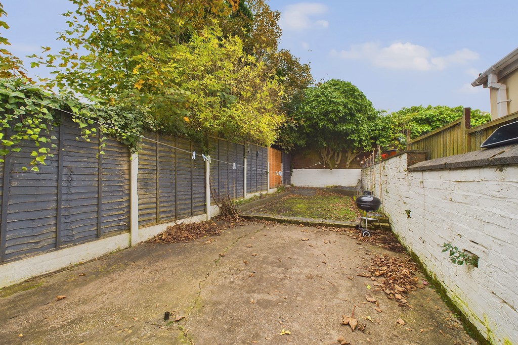 back garden, house in Preston