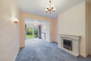 livingroom and fireplace, house is Penwortham