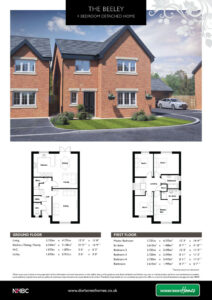 house exterior and house floorplans, property in Bamber Bridge